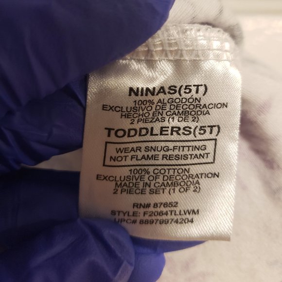 DISNEY FROZEN II PAJAMA TOP THERMAL SLEEPWEAR by NINAS - STRONGER TOGETHER - 5T - Picture 5 of 7